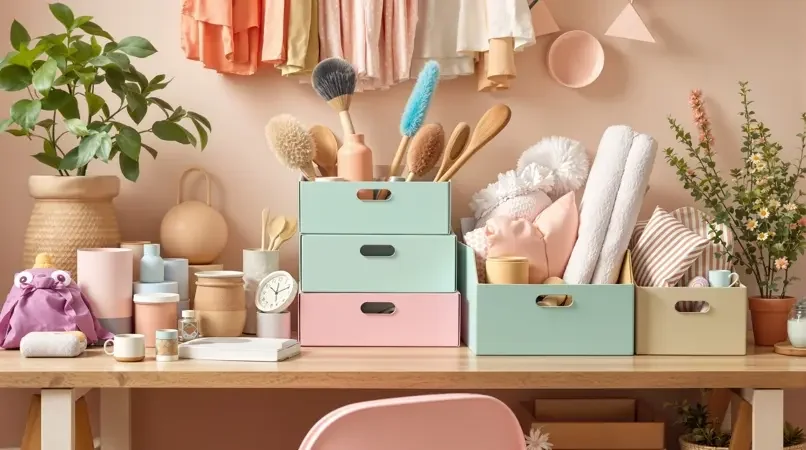 废纸箱改造大法：变废为宝的收纳神器 - 789影视手工创意内容封面